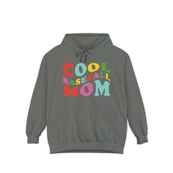 Cool Baseball Mom Unisex Adult Premium Hooded Sweatshirt