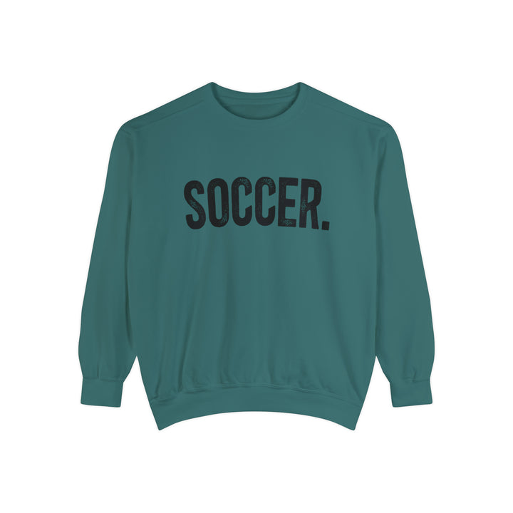 Rustic Design Soccer Unisex Adult Premium Crewneck Sweatshirt