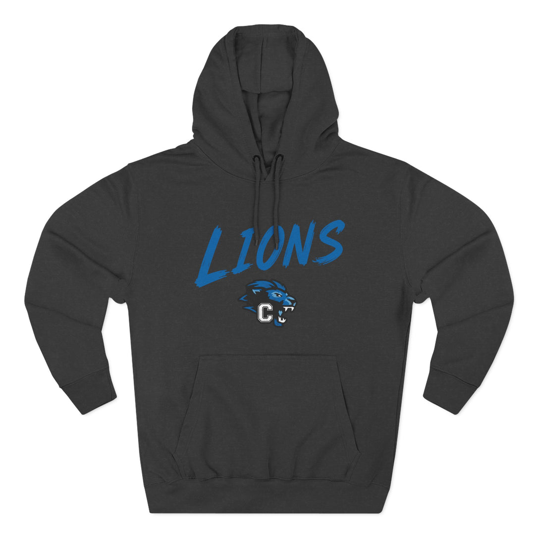 Canton Lions Football &amp; Cheer Unisex Adult Premium Hoodie Sweatshirt - Lions Design