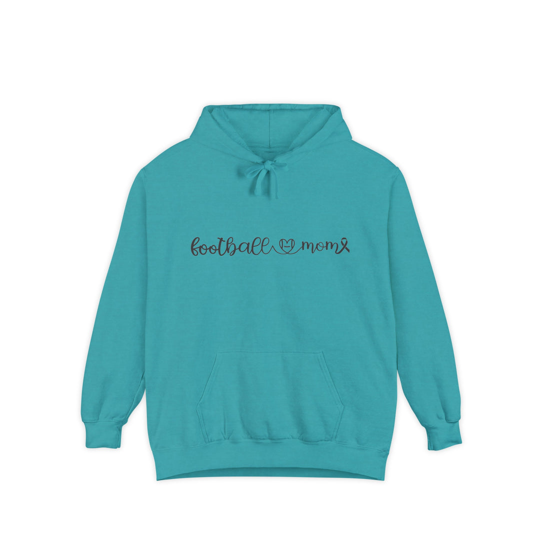 Cancer Collection Pick Your Sport Mom Ribbon &amp; Heart Adult Unisex Premium Hooded Sweatshirt