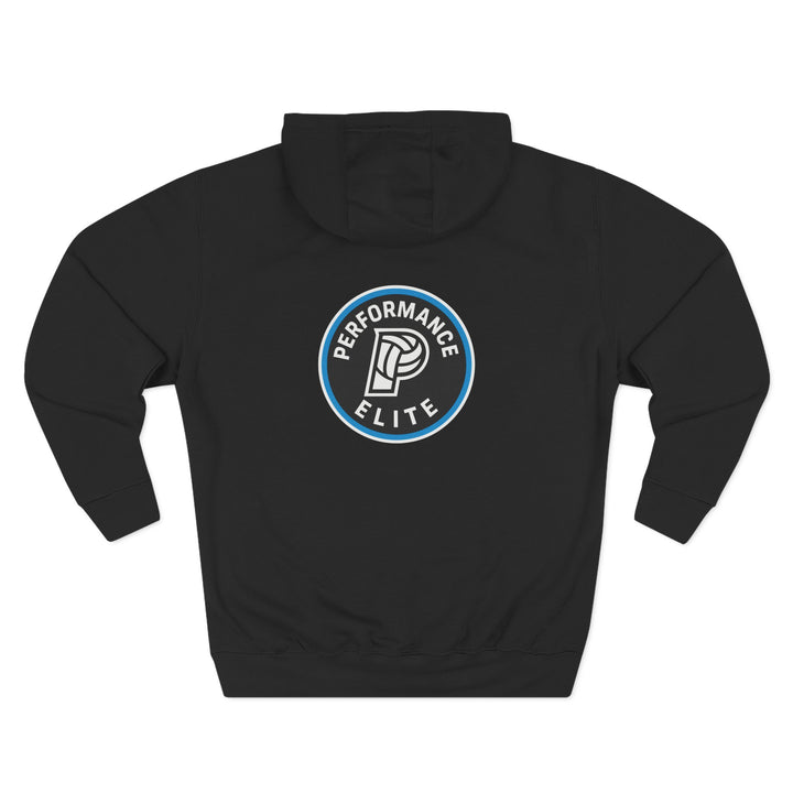 Performance Elite Unisex Adult Mid-Level Hooded Sweatshirt w/Front &amp; Back Logo