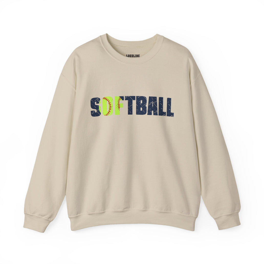 Softball Unisex Adult Crewneck Sweatshirt