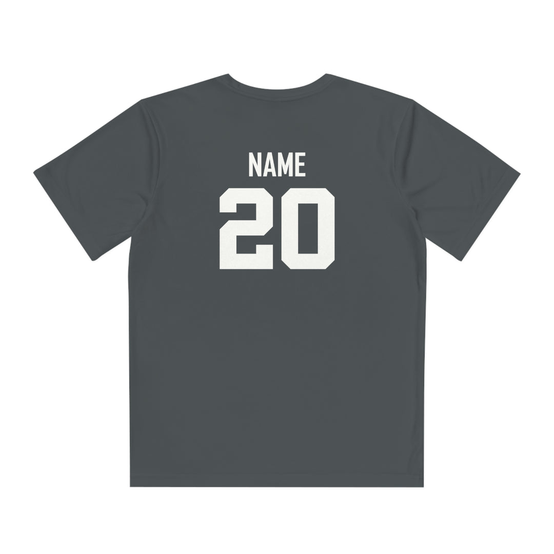 Wheeling Lightningbirds Unisex Youth Short Sleeve Competitor Moisture Wicking T-Shirt - Bird Logo Only
