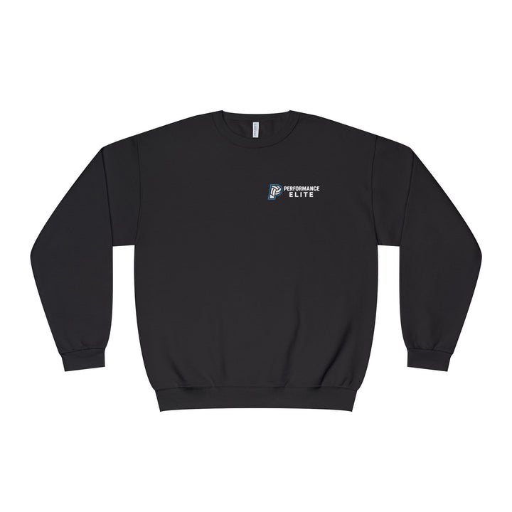 Performance Elite Unisex Adult Mid-Level Crewneck Sweatshirt w/Front &amp; Back Logo