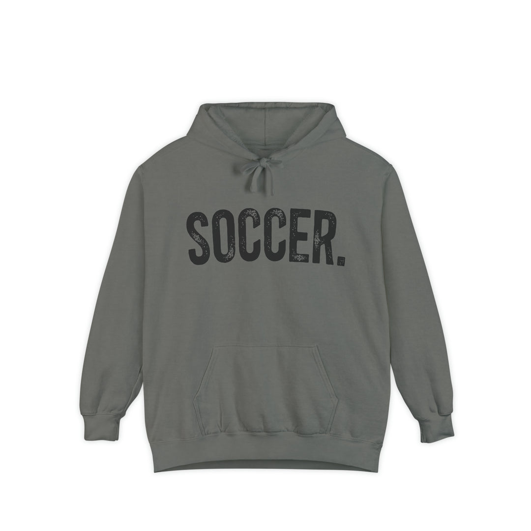 Rustic Design Soccer Unisex Adult Premium Hooded Sweatshirt