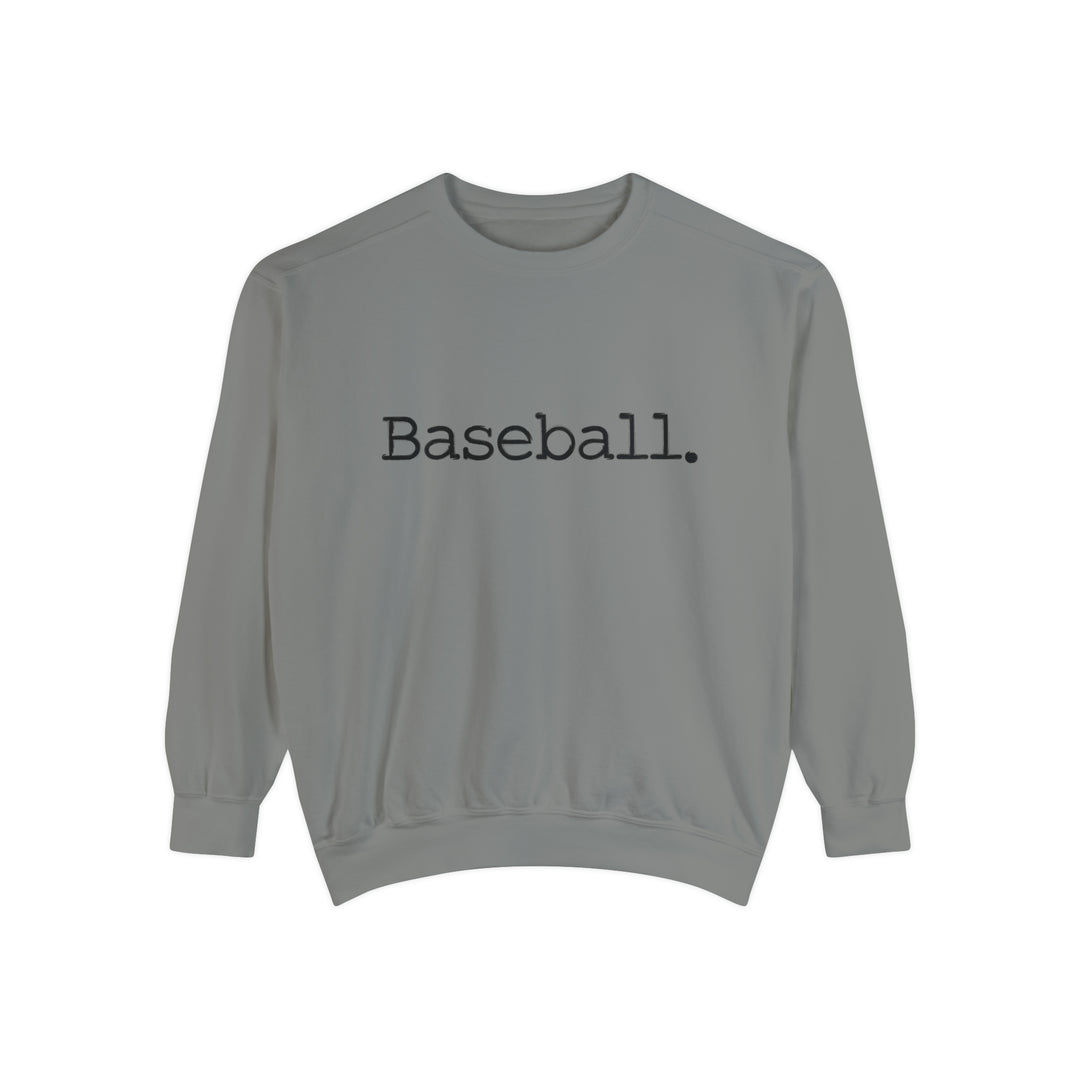 Typewriter Design Baseball Unisex Adult Premium Crewneck Sweatshirt