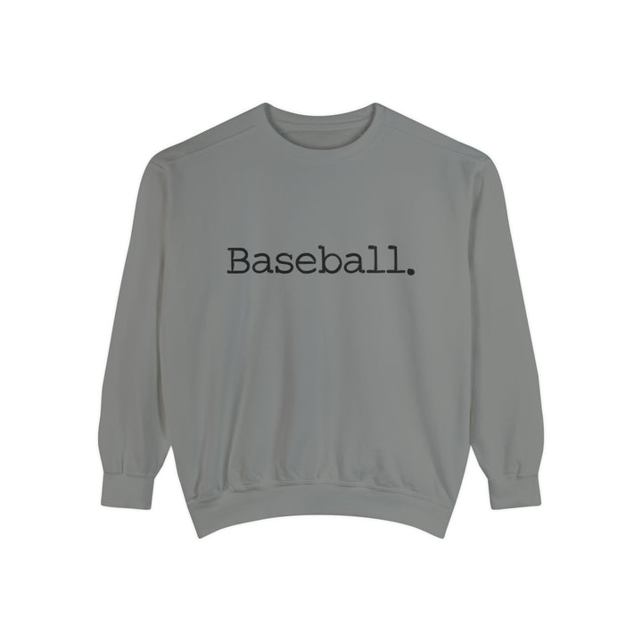 Typewriter Design Baseball Unisex Adult Premium Crewneck Sweatshirt