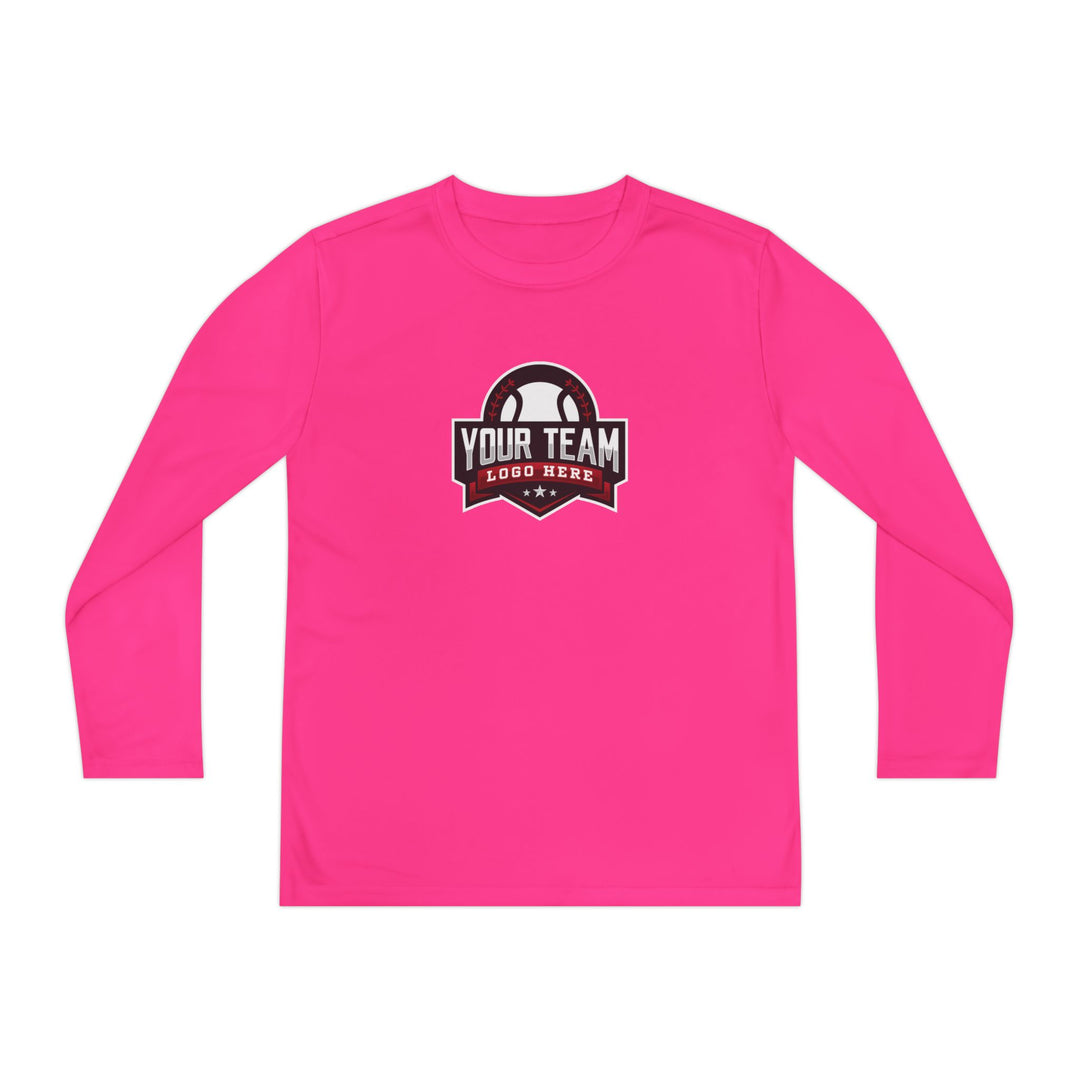 Unisex Youth Long Sleeve Moisture Wicking Shirt