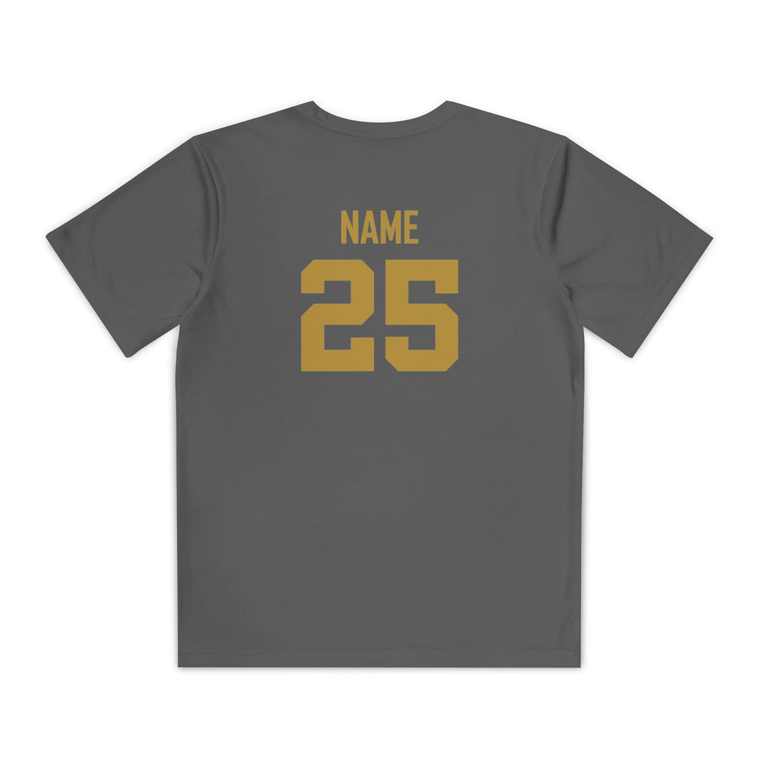 FEBA Lions Baseball Unisex Youth Short Sleeve Competitor Moisture Wicking T-Shirt