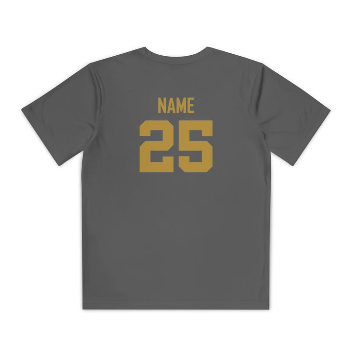 FEBA Lions Baseball Unisex Youth Short Sleeve Competitor Moisture Wicking T-Shirt
