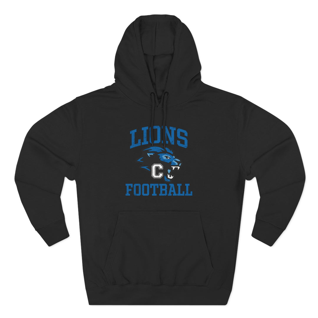 Canton Lions Football &amp; Cheer Unisex Adult Premium Hoodie Sweatshirt - Lions Football Design