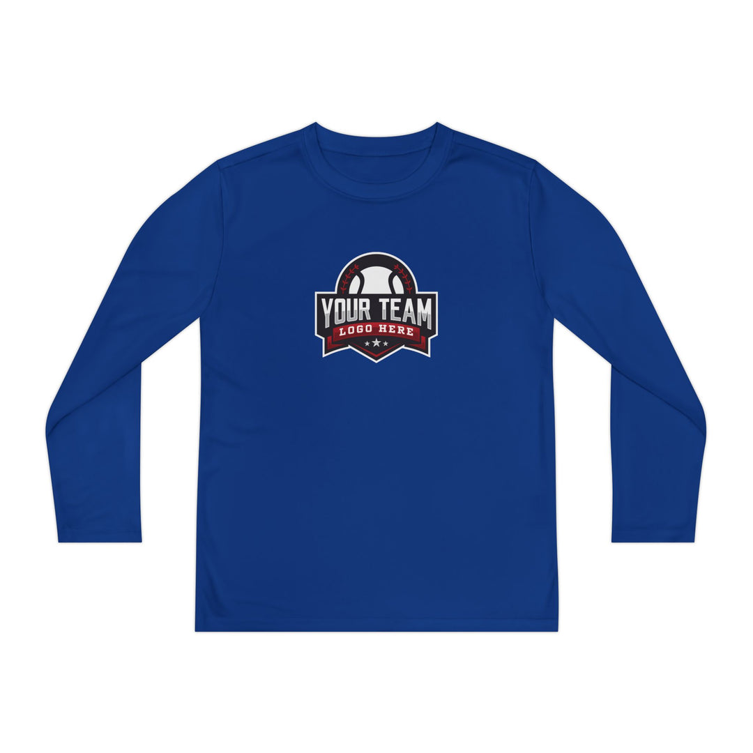 Unisex Youth Long Sleeve Moisture Wicking Shirt