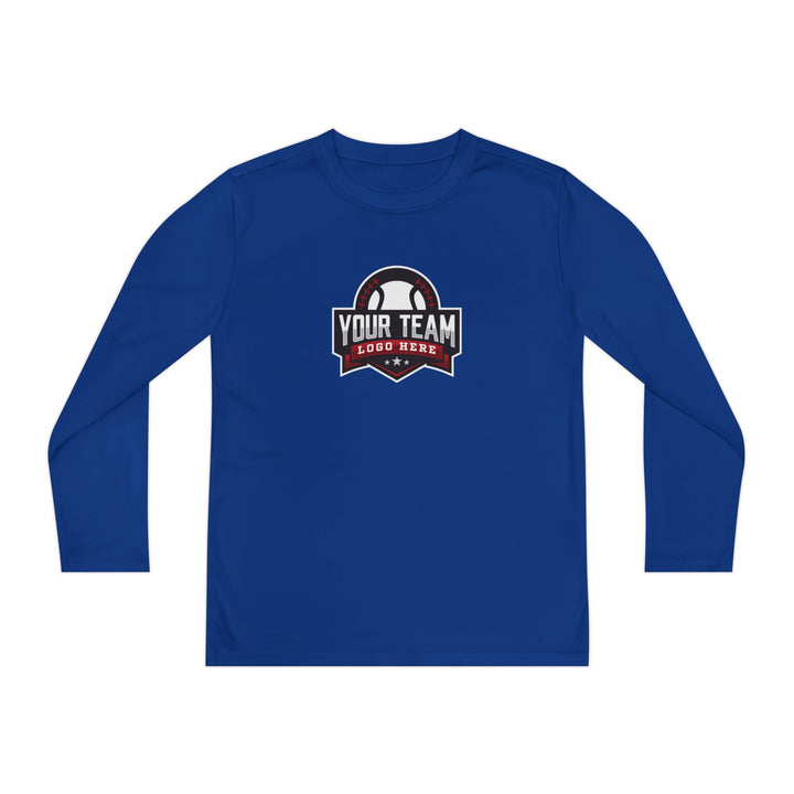 Unisex Youth Long Sleeve Moisture Wicking Shirt