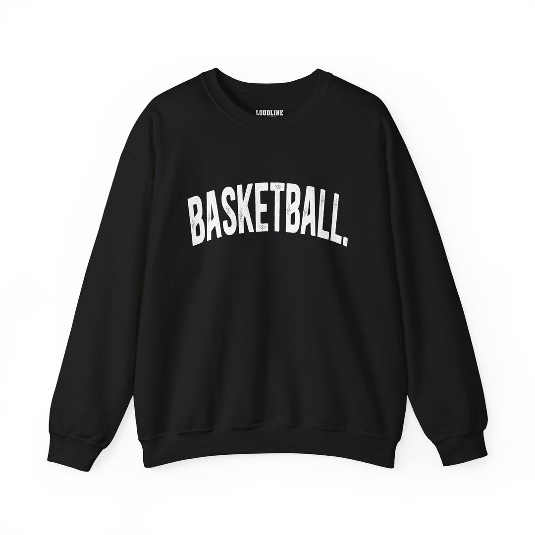 Rustic Design Basketball Unisex Adult Crewneck Sweatshirt