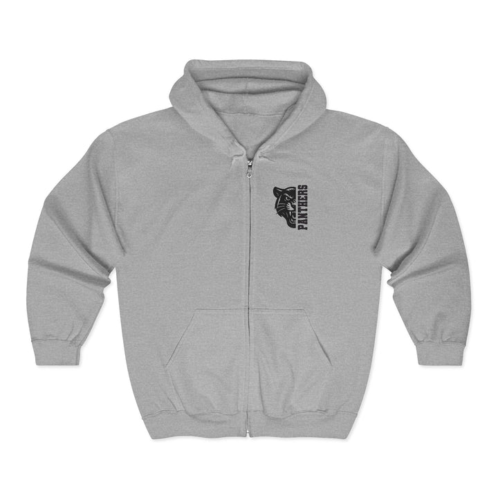 Crown Point Panthers Unisex Adult Full Zip Hooded Sweatshirt