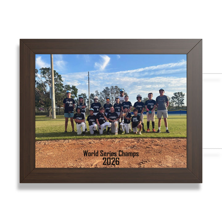 Coach/Team Custom Picture Framed Art