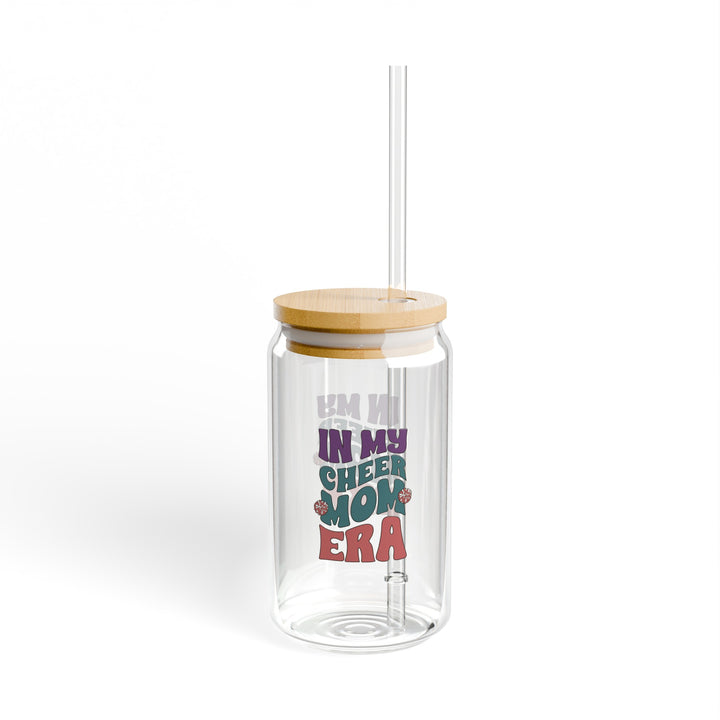 In My Cheer Mom Era 16oz Sipper Glass