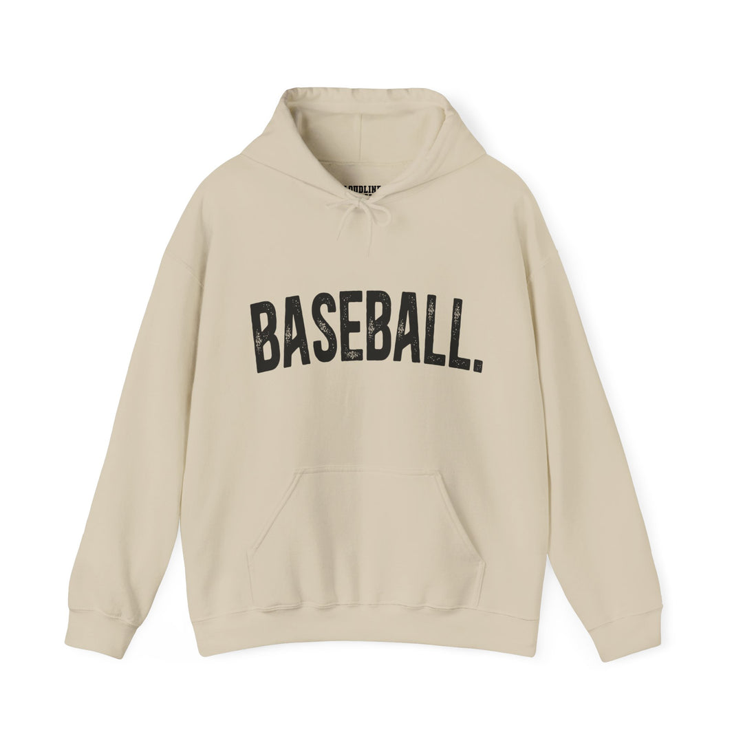 Rustic Design Baseball Unisex Adult Hooded Sweatshirt