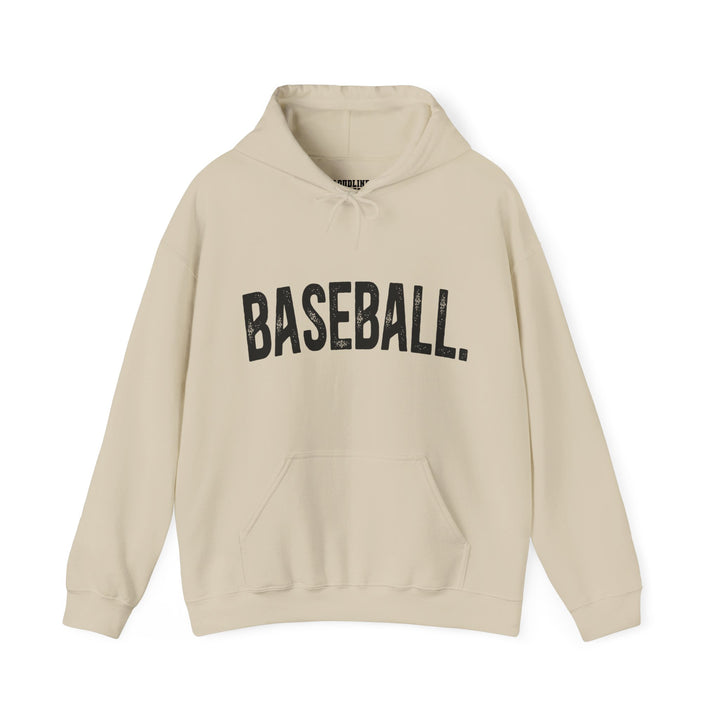 Rustic Design Baseball Unisex Adult Hooded Sweatshirt