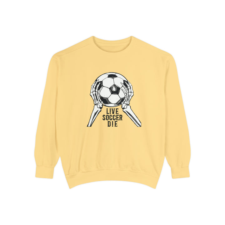 Live Soccer Die Unisex Adult Premium Crewneck Sweatshirt
