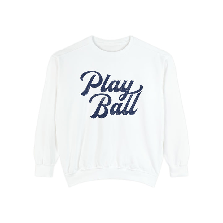 Play Ball Baseball Unisex Adult Premium Crewneck Sweatshirt