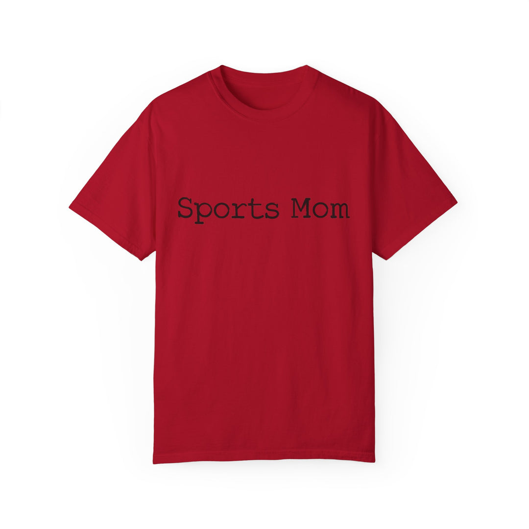 Sports Mom Unisex Adult Premium T-Shirt - Typewriter Design
