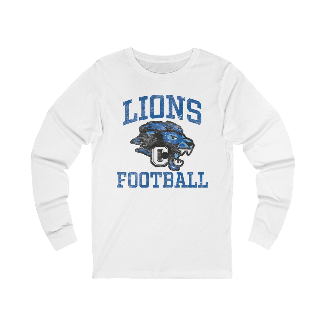 Canton Lions Football &amp; Cheer Unisex Long Sleeve T-Shirt - Lions Football Design