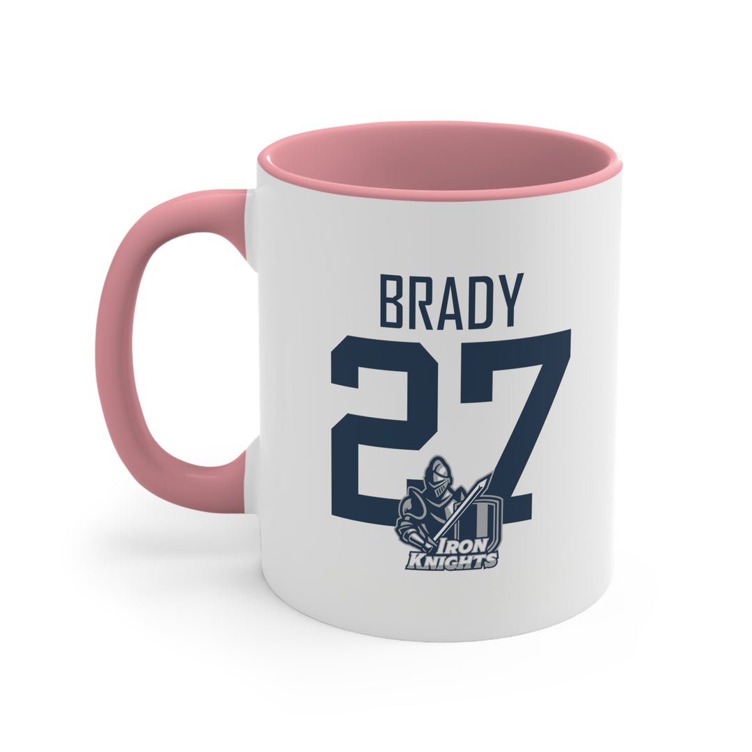 Iron Knights 11 oz Accent Mug - Last Name &amp; Knight Design