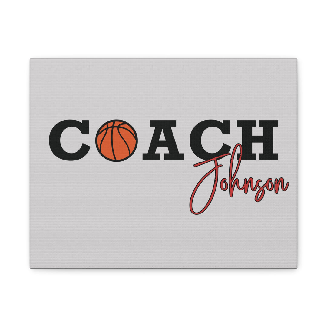 Coach Name Matte Canvas