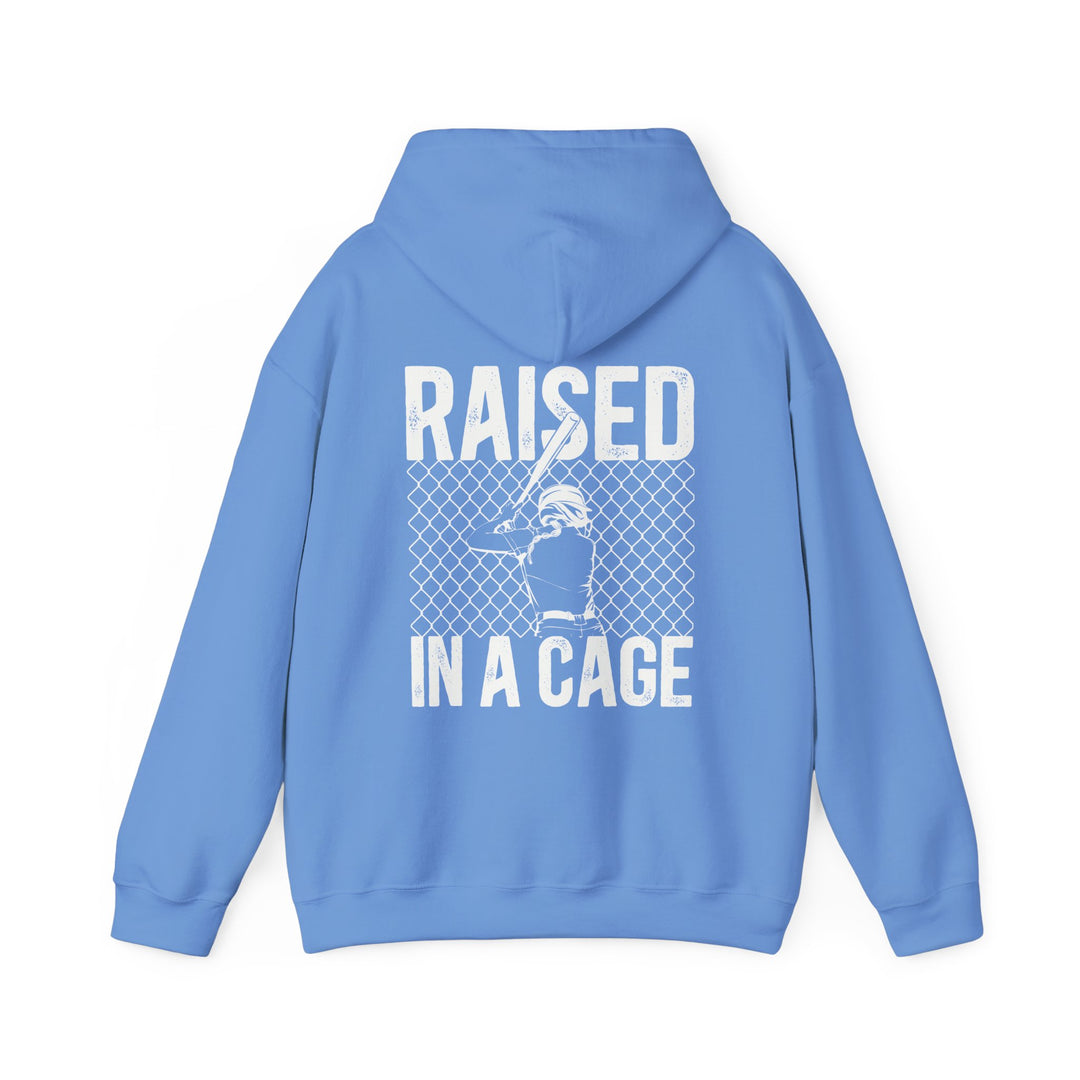 Raised in a Cage Softball Unisex Adult Hooded Sweatshirt