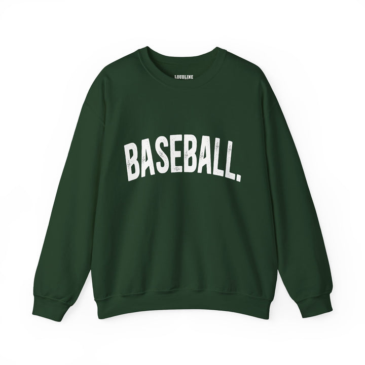 Rustic Design Baseball Unisex Adult Crewneck Sweatshirt