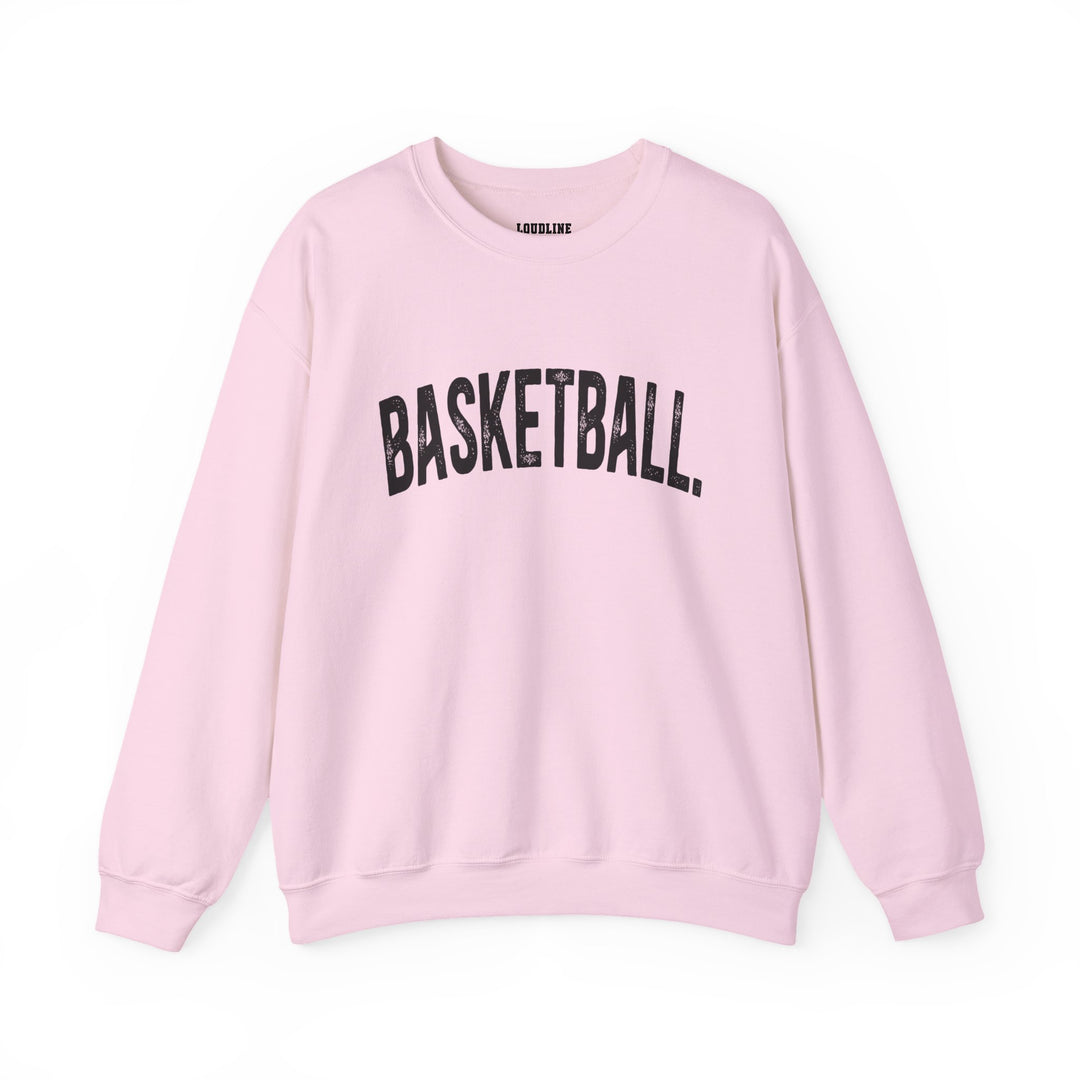 Rustic Design Basketball Unisex Adult Crewneck Sweatshirt