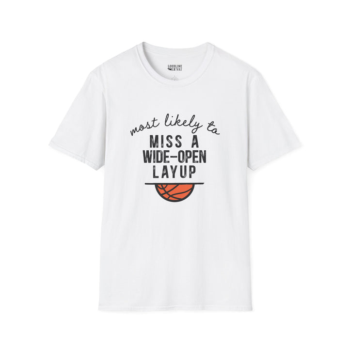 Most Likely To Basketball Unisex Adult T-Shirt