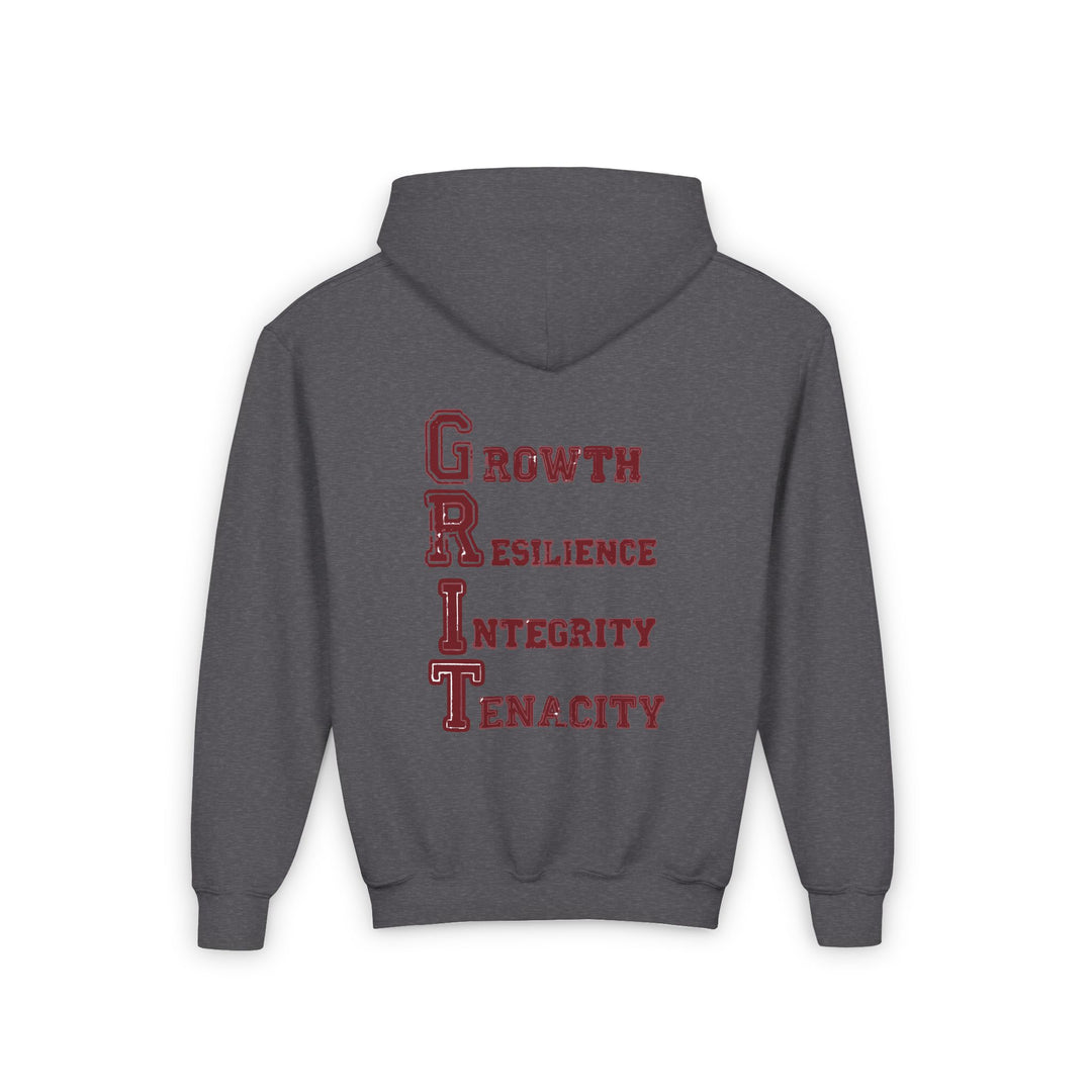 Southern Grit Unisex Youth Hooded Sweatshirt w/Both Logos