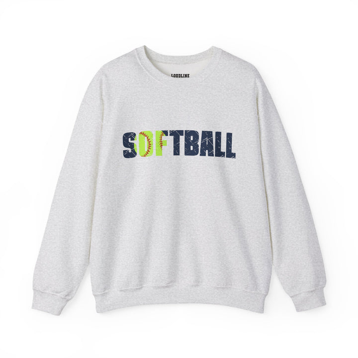 Softball Unisex Adult Crewneck Sweatshirt