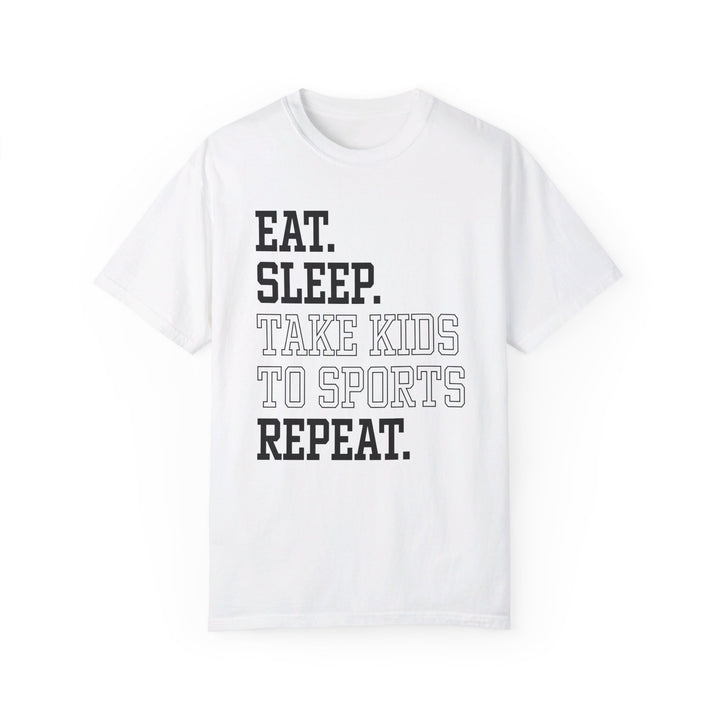 Eat Sleep Take Kids To Sports Repeat Unisex Adult Premium T-Shirt