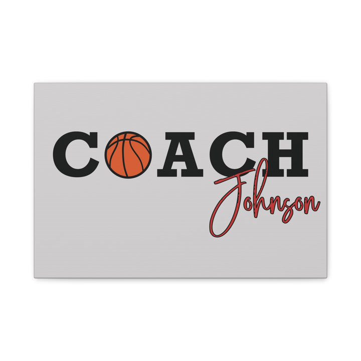 Coach Name Matte Canvas