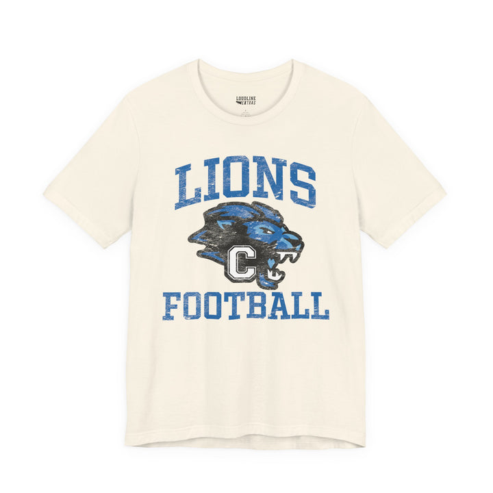 Canton Lions Football &amp; Cheer Unisex Adult Standard T-Shirt - Lions Football Design