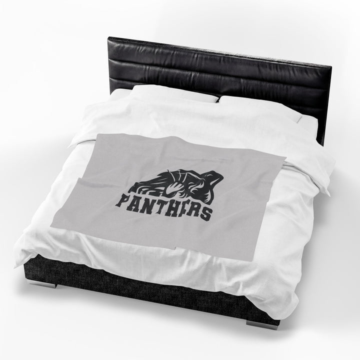 Crown Point Panthers Velveteen Plush Blanket