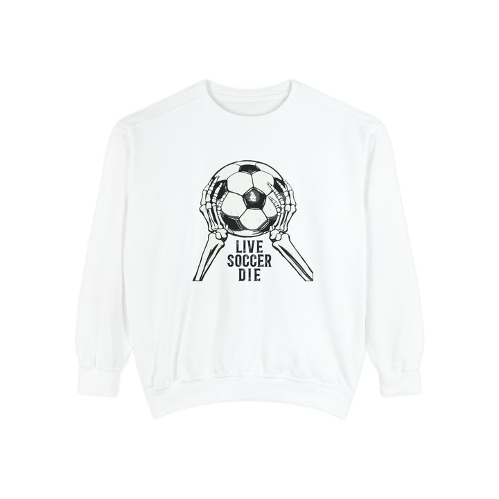 Live Soccer Die Unisex Adult Premium Crewneck Sweatshirt