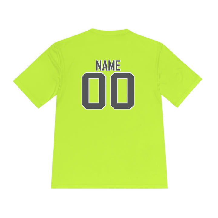 Trenton Soccer Association Unisex Adult Moisture Wicking T-Shirt - Neon Colors