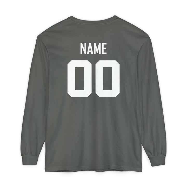 Canton Lions Football &amp; Cheer Unisex Adult Premium Long Sleeve - Big C Design