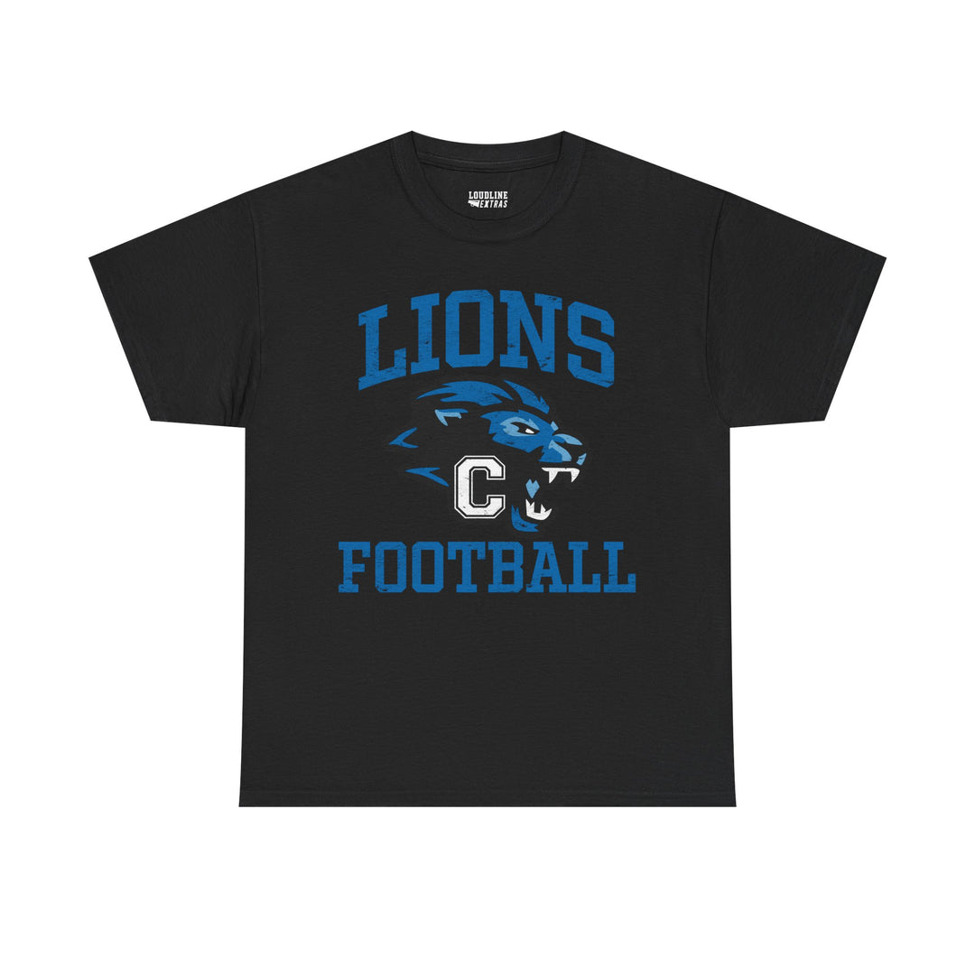 Canton Lions Football &amp; Cheer Unisex Adult Gildan Standard T-Shirt - Lions Football Design