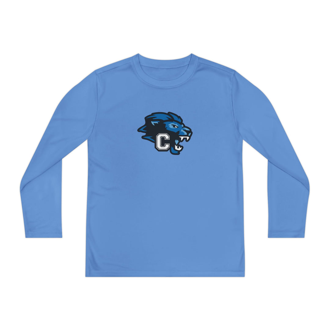 Canton Lions Youth Football &amp; Cheer Unisex Youth Long Sleeve Moisture Wicking Shirt