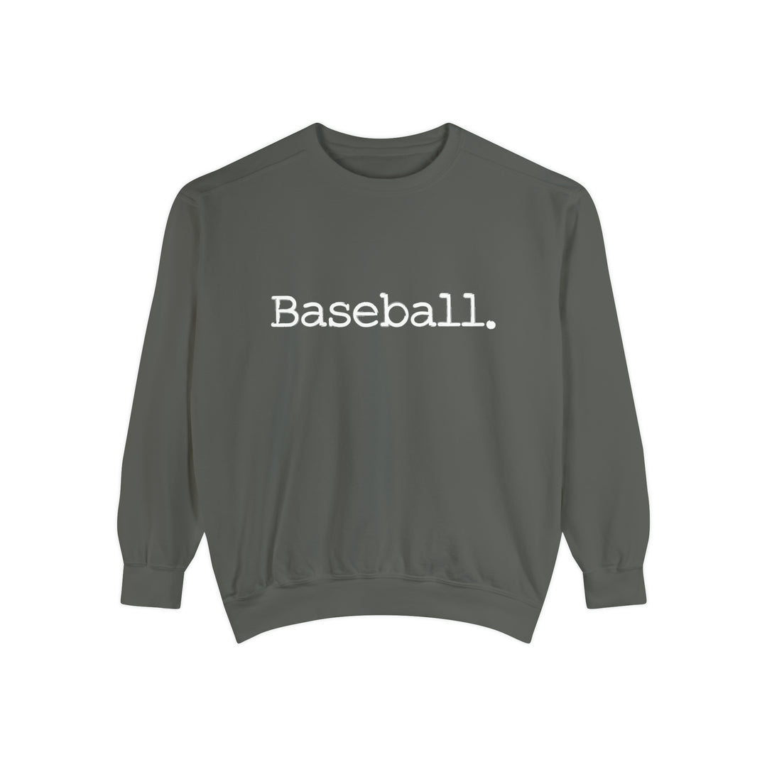 Typewriter Design Baseball Unisex Adult Premium Crewneck Sweatshirt