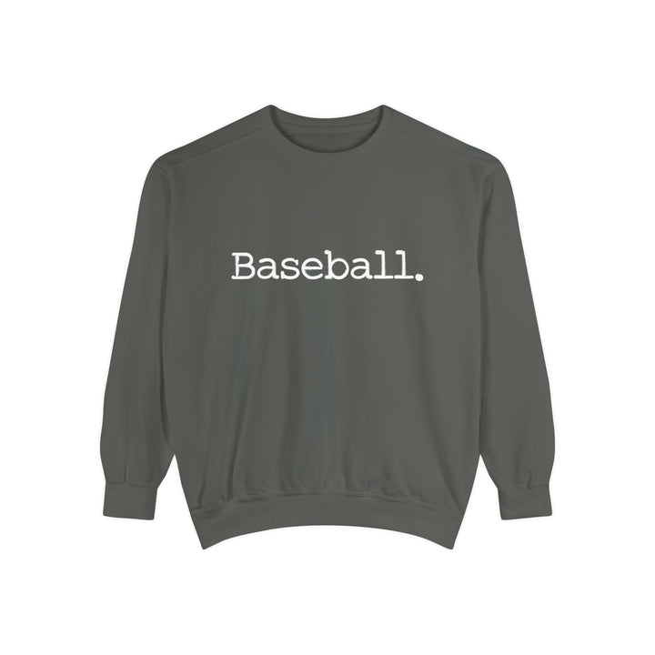 Typewriter Design Baseball Unisex Adult Premium Crewneck Sweatshirt
