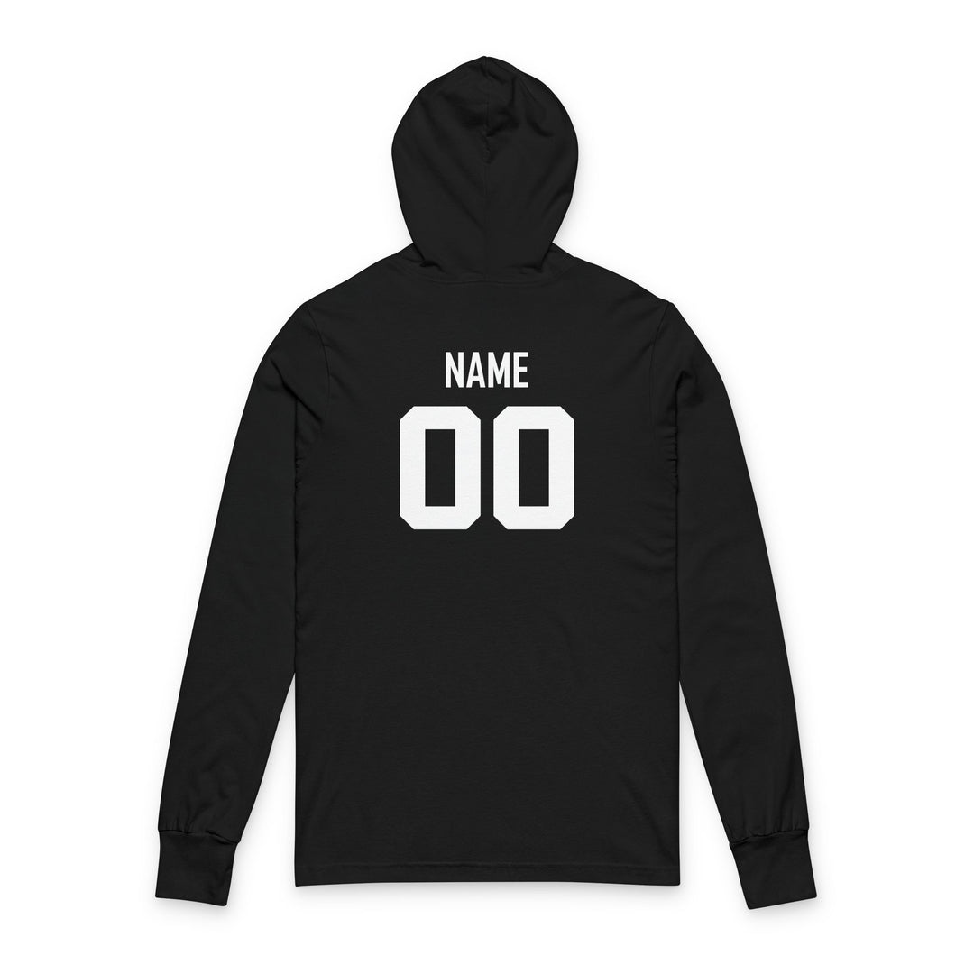 Unisex Adult Hooded Long Sleeve Shirt