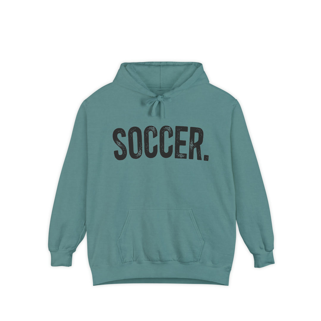Rustic Design Soccer Unisex Adult Premium Hooded Sweatshirt