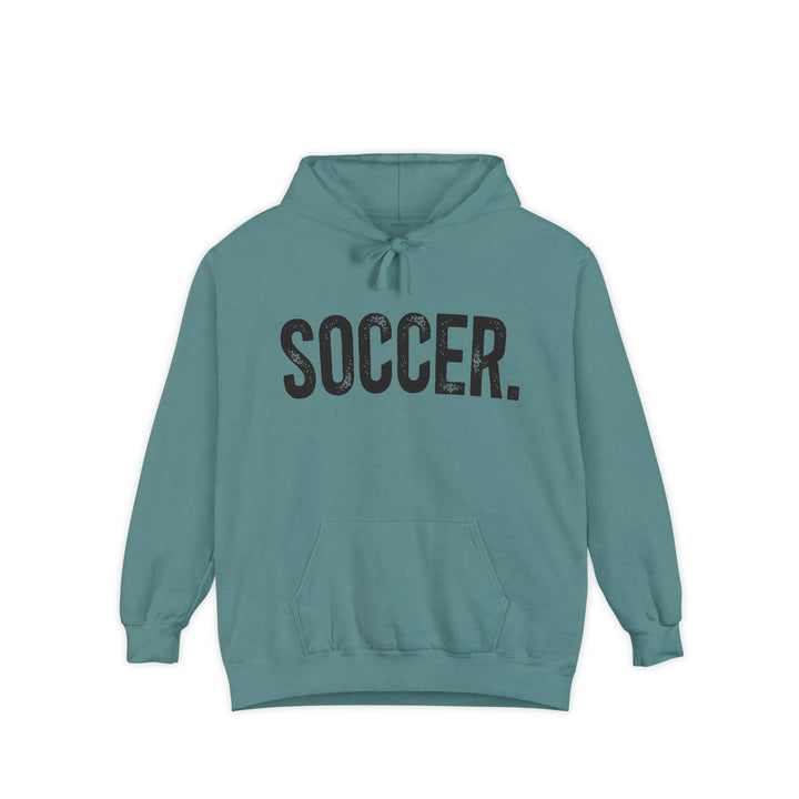 Rustic Design Soccer Unisex Adult Premium Hooded Sweatshirt