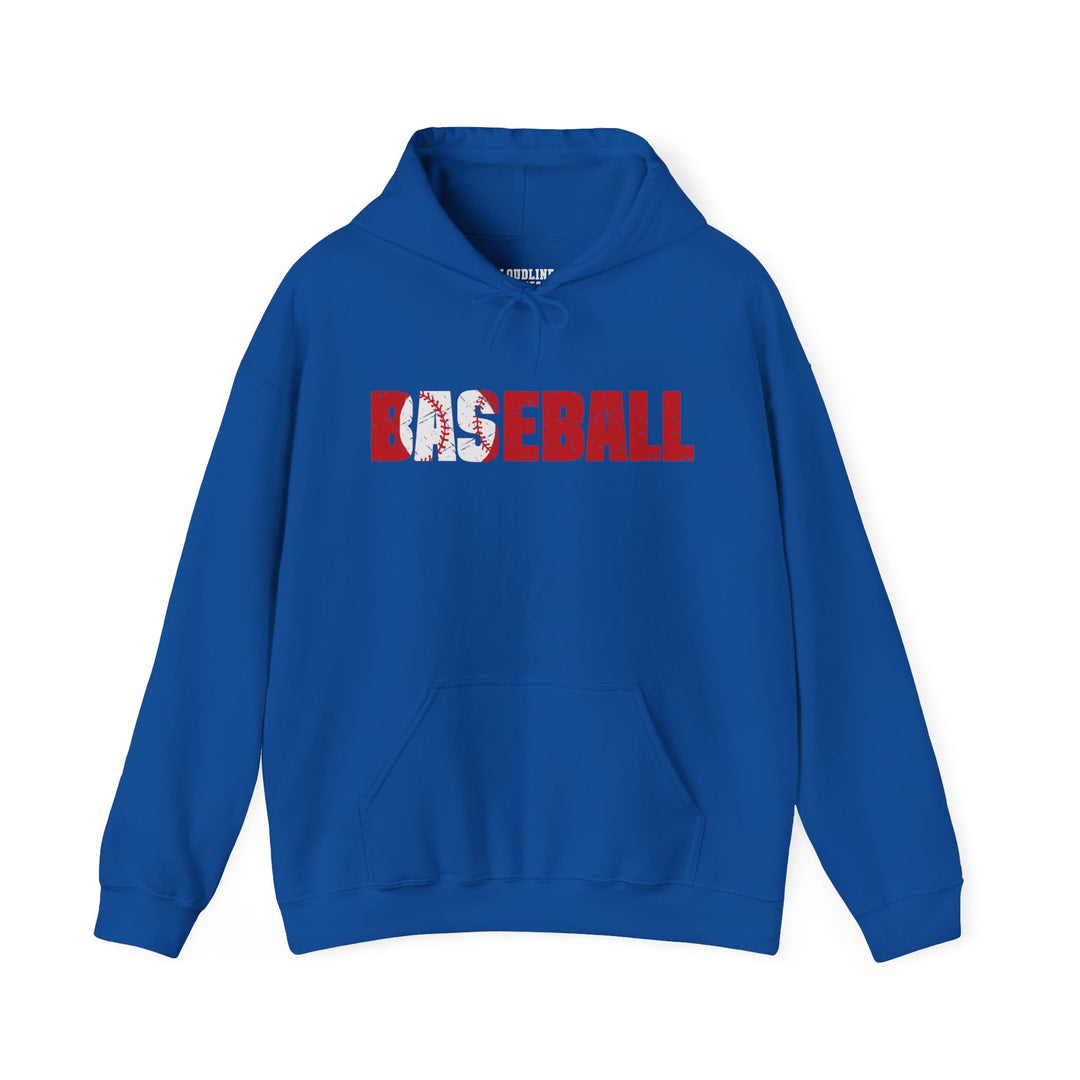 Baseball Unisex Adult Hooded Sweatshirt